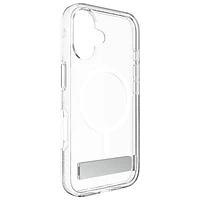 ZAGG Crystal Palace Snap Fitted Hard Shell Case with MagSafe for iPhone 16 - Clear