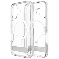 ZAGG Crystal Palace Snap Fitted Hard Shell Case with MagSafe for iPhone 16 - Clear