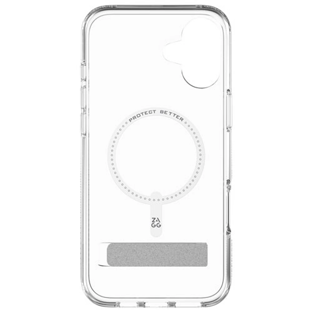 ZAGG Crystal Palace Snap Fitted Hard Shell Case with MagSafe for iPhone 16 Plus - Clear