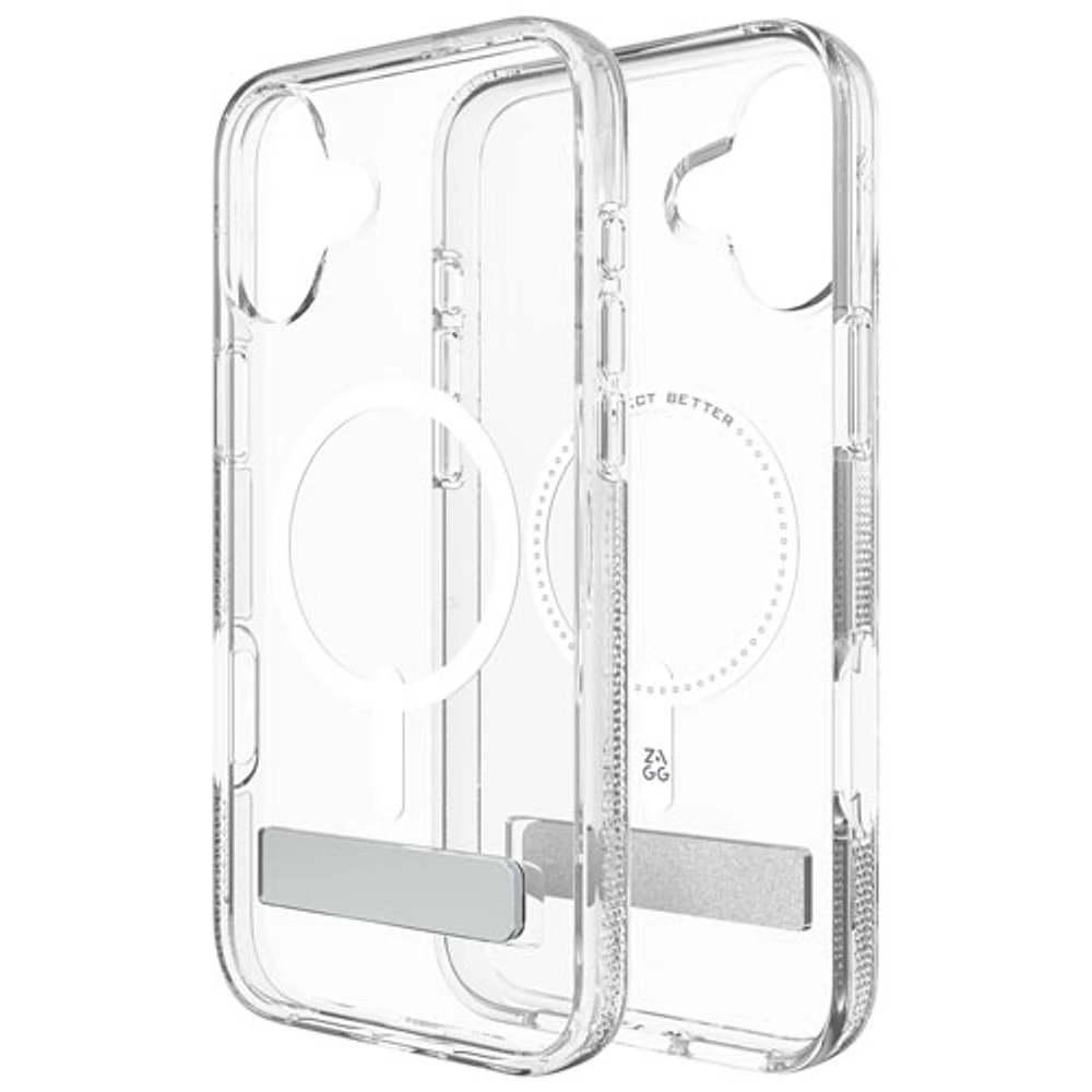 ZAGG Crystal Palace Snap Fitted Hard Shell Case with MagSafe for iPhone 16 Plus - Clear