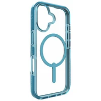 ZAGG Santa Cruz Snap Fitted Hard Shell Case with MagSafe for iPhone 16 - River Blue