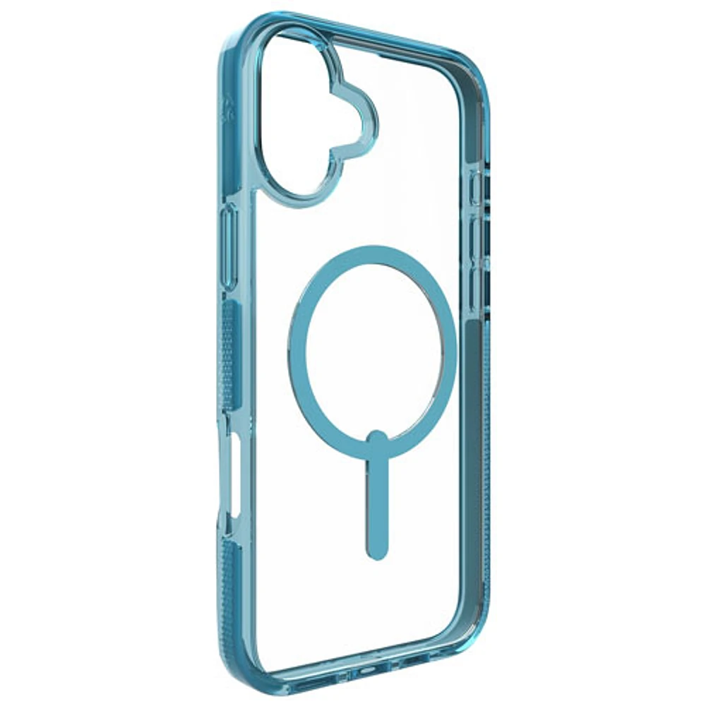 ZAGG Santa Cruz Snap Fitted Hard Shell Case with MagSafe for iPhone 16 Plus - River Blue