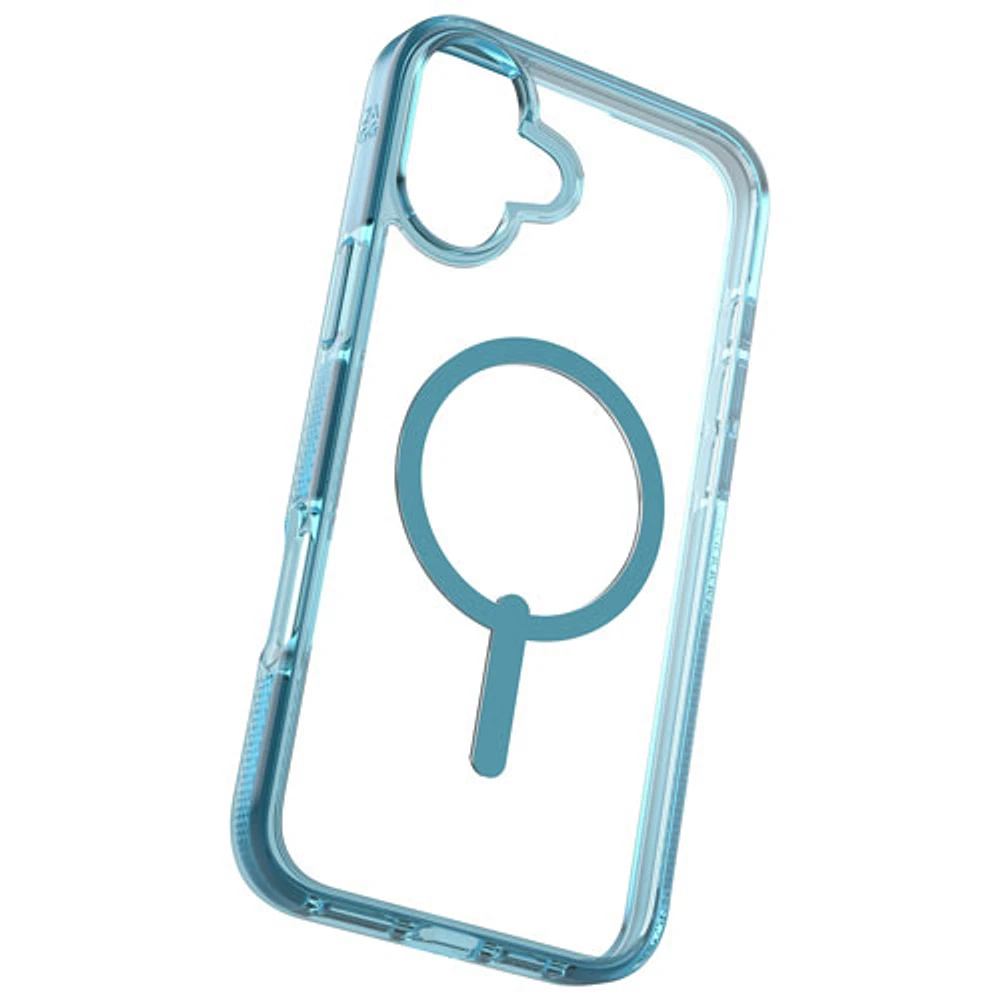 ZAGG Santa Cruz Snap Fitted Hard Shell Case with MagSafe for iPhone 16 Plus - River Blue