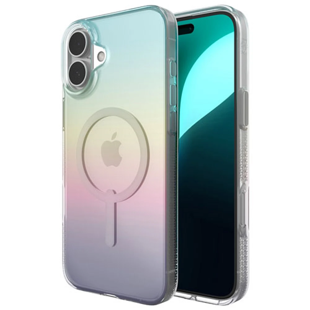 ZAGG Milan Snap Fitted Hard Shell Case with MagSafe for iPhone 16 Plus - Iridescent