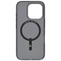 ZAGG Milan Snap Fitted Hard Shell Case with MagSafe for iPhone 16 Pro - Raven Feather
