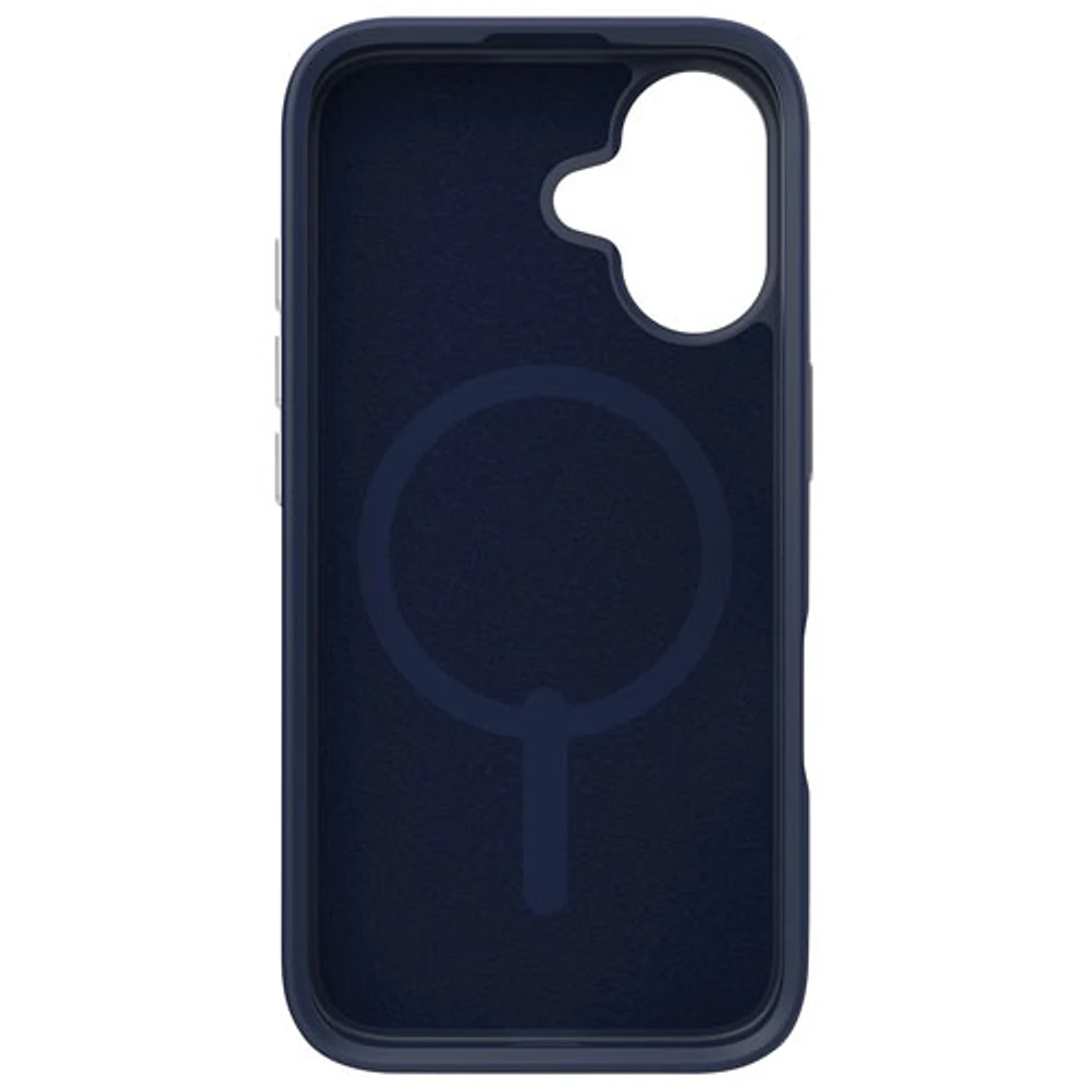 ZAGG London Snap Fitted Hard Shell Case with MagSafe for iPhone 16 - Navy Gold