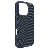 ZAGG London Snap Fitted Hard Shell Case with MagSafe for iPhone 16 Pro - Navy Gold