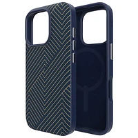 ZAGG London Snap Fitted Hard Shell Case with MagSafe for iPhone 16 Pro - Navy Gold