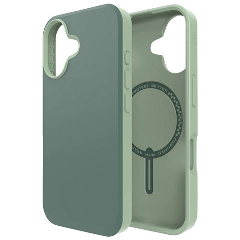 ZAGG SoHo Snap Fitted Hard Shell Case with MagSafe for iPhone 16 - Green
