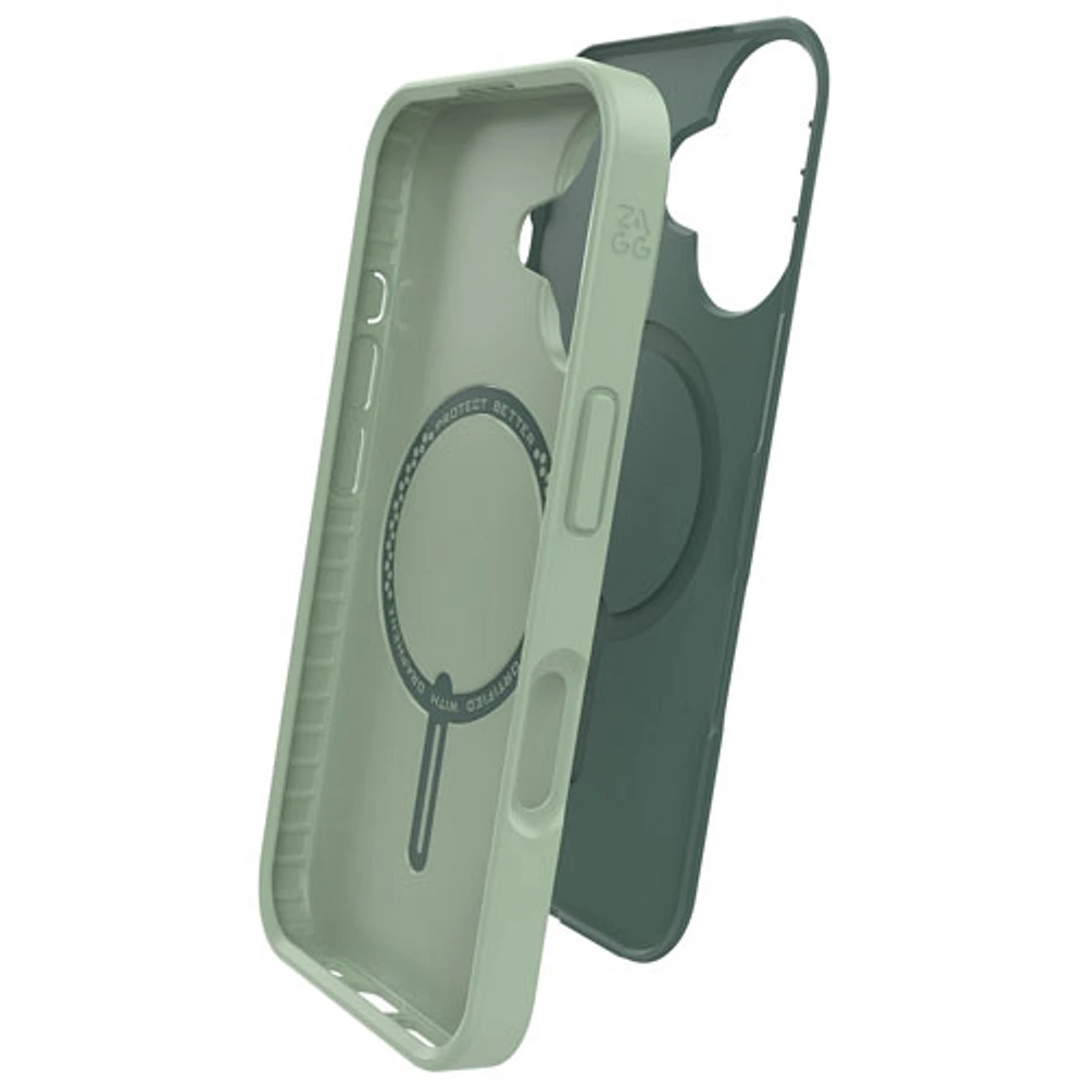 ZAGG SoHo Snap Fitted Hard Shell Case with MagSafe for iPhone 16 - Green