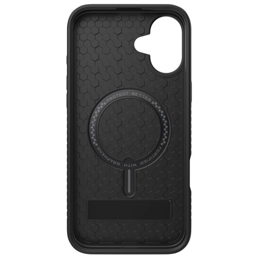 ZAGG Denali Snap with Kickstand Fitted Hard Shell Case for iPhone 16 Plus - Black