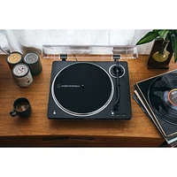 Audio-Technica AT-LP70XBT-BS Belt Drive Turntable - Black/Silver