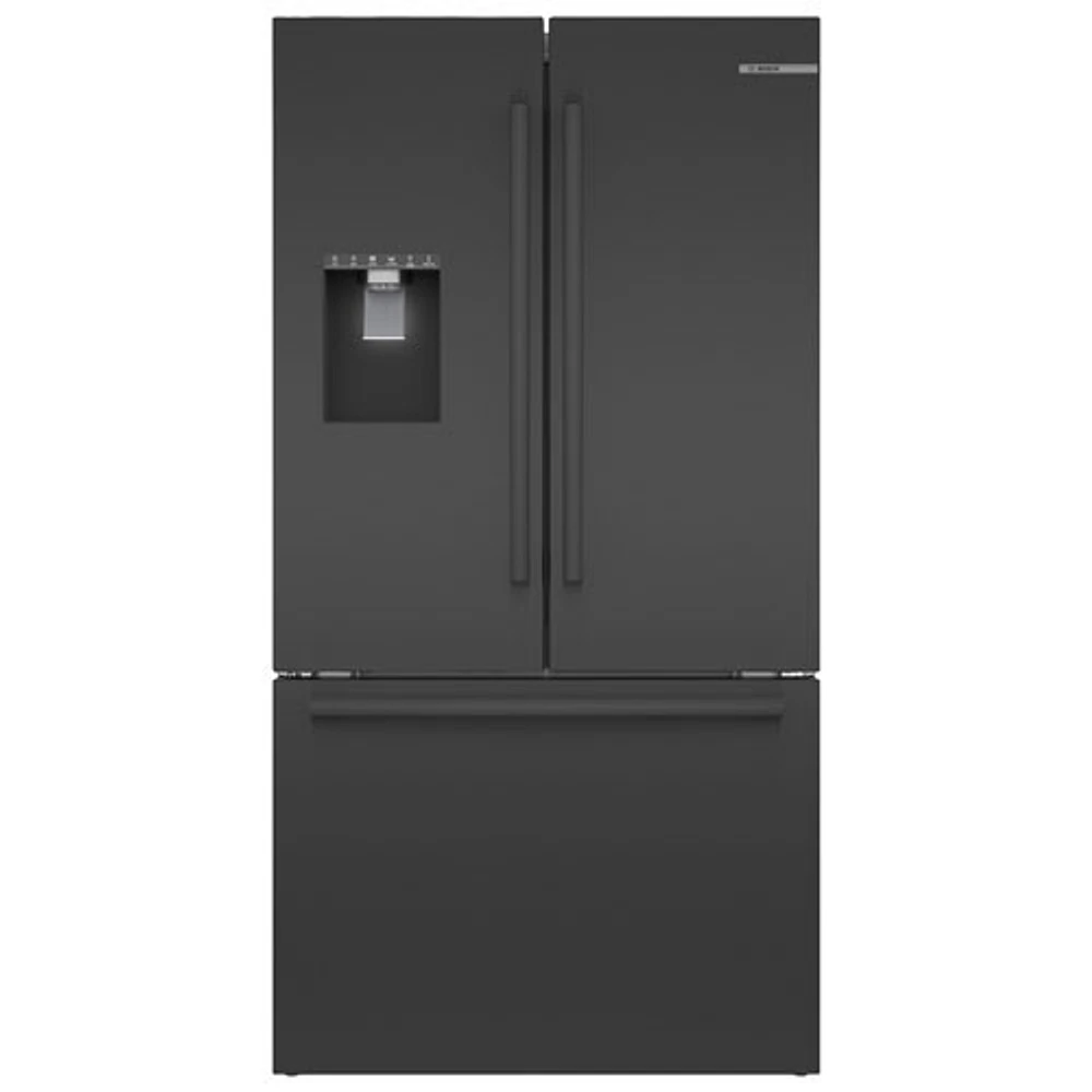 Open Box - Bosch 36" 26 Cu. Ft. French Door Refrigerator (B36FD50SNB) - Black Stainless