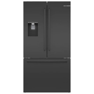 Open Box - Bosch 36" 26 Cu. Ft. French Door Refrigerator (B36FD50SNB) - Black Stainless