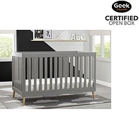 Open Box - Delta Children Tucker 4-in-1 Convertible Crib - Grey