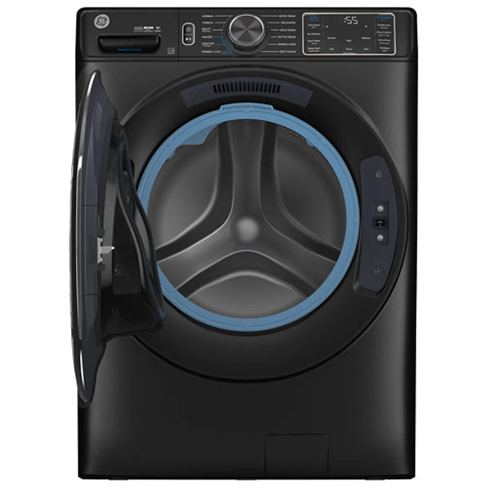 GE 5.8 Cu. Ft. Front Load Steam Washer (GFW655SPVDS) - Carbon Graphite