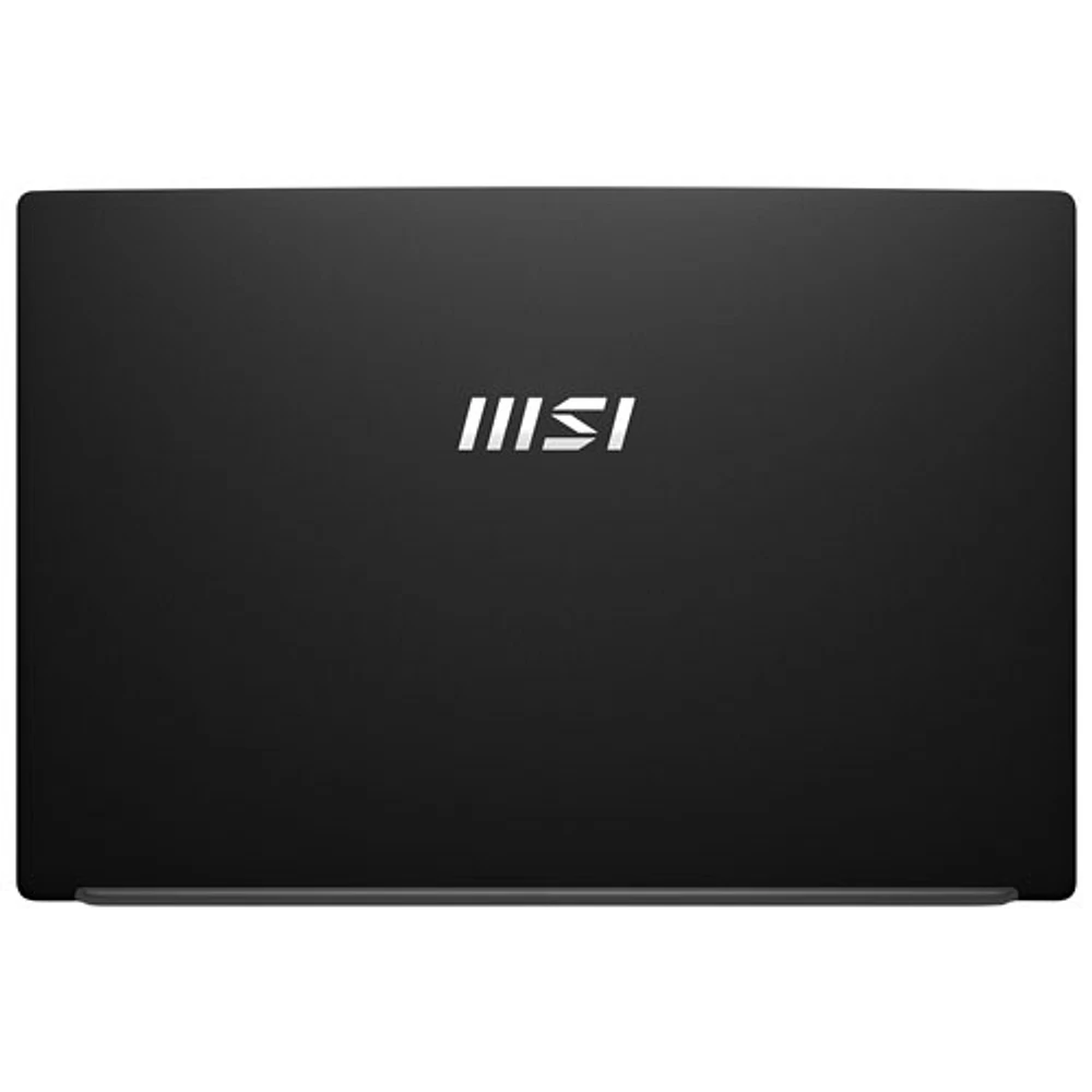 Portable d'entreprise de 15,6 po Modern 15 H de MSI - Noir classique (Core Ultra 5 - 125H d'Intel/RAM 16 Go/SSD 512 Go/Windows 11)