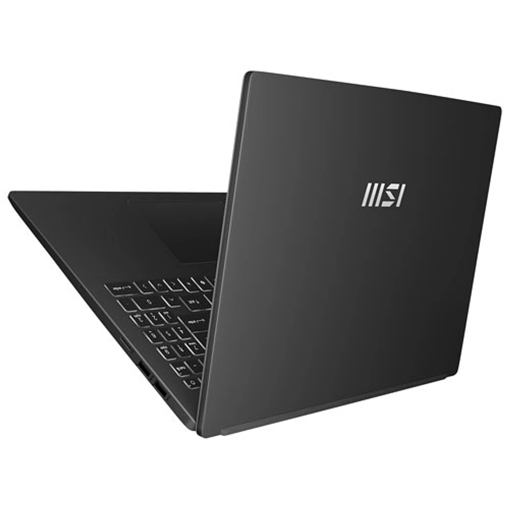 Portable d'entreprise de 15,6 po Modern 15 H de MSI - Noir classique (Core Ultra 5 - 125H d'Intel/RAM 16 Go/SSD 512 Go/Windows 11)