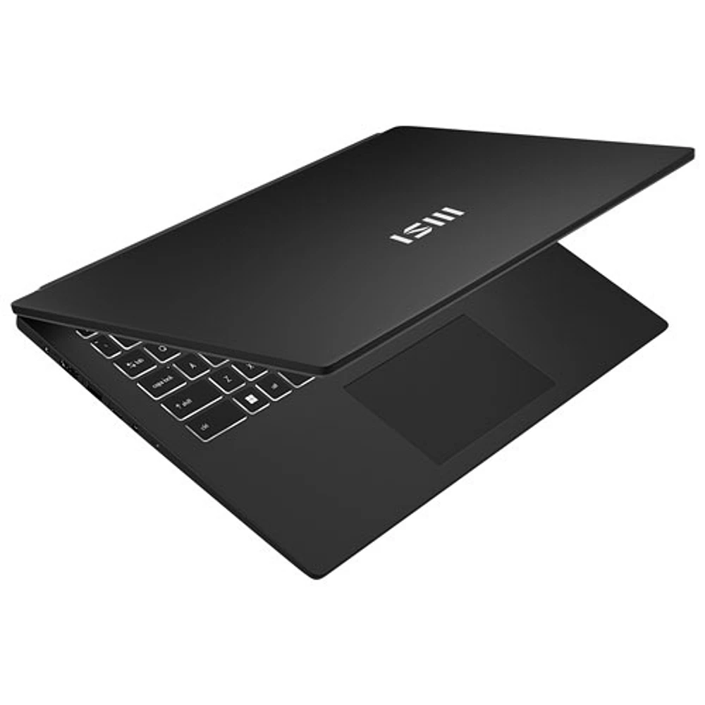 Portable d'entreprise de 15,6 po Modern 15 H de MSI - Noir classique (Core Ultra 5 - 125H d'Intel/RAM 16 Go/SSD 512 Go/Windows 11)