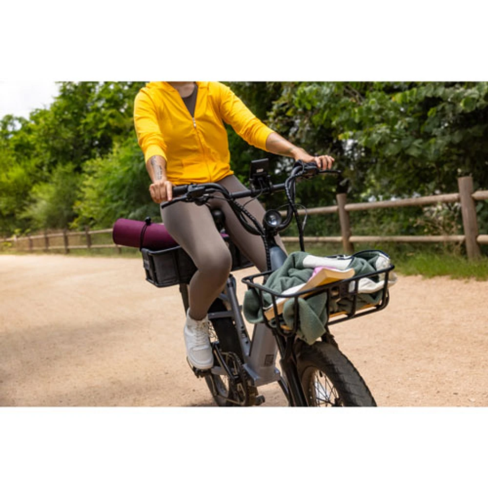 Velotric Go 1 Electric City Bike (900W Peak Motor/ 89km Range/ 32 km/h Top Speed/ Up to 440 lbs Capacity) - Indigo Grey