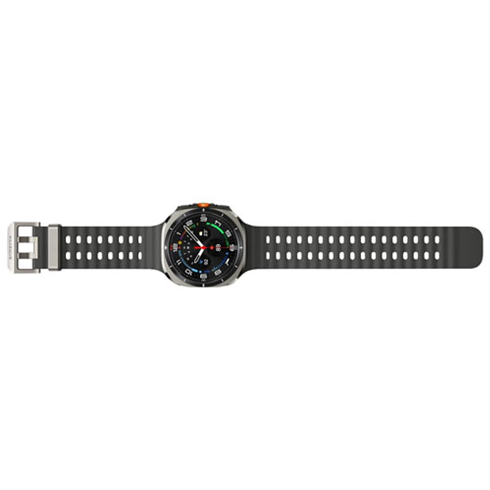 Montre intelligente LTE de 47 mm Samsung Galaxy Watch Ultra avec TELUS - Argenté titane/Gris foncé