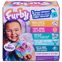 Jouet en peluche interactif Furby Friend de Hasbro - Tie-Dye