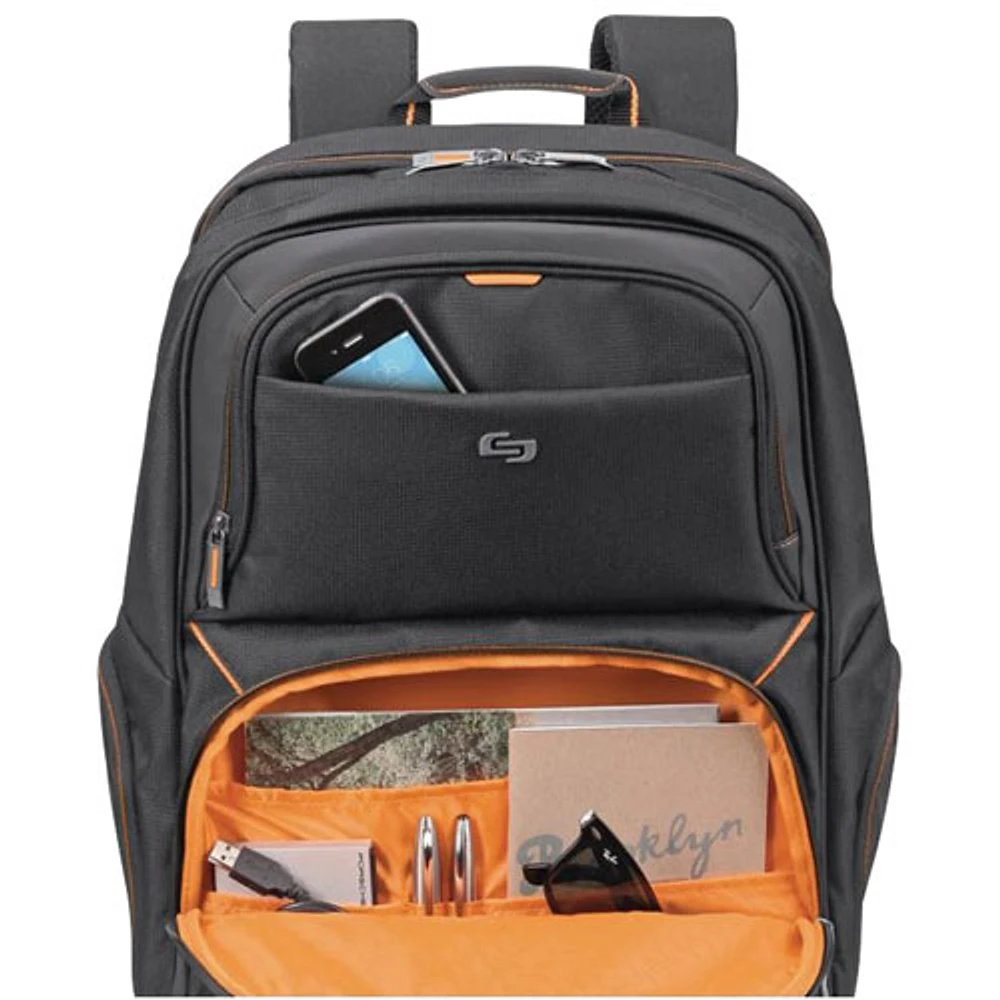 Solo Ambition Travel 17.3" Laptop Backpack - Black