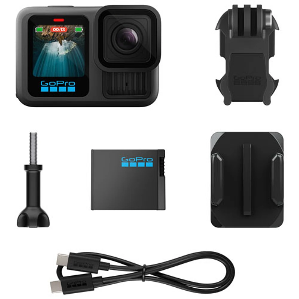 GoPro HERO13 Black Waterproof 5.3K Sports & Helmet Camera