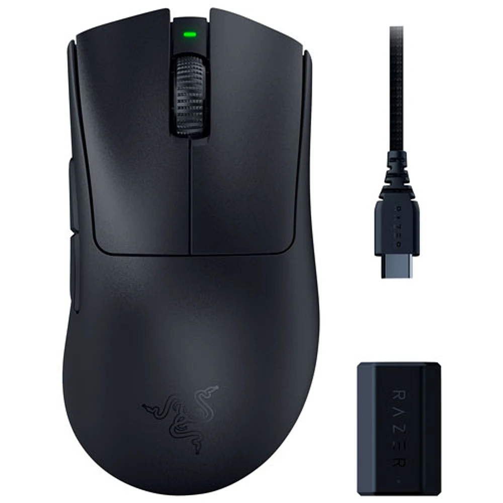 Razer DeathAdder V3 Pro + HyperPolling Wireless Dongle Mice - Black