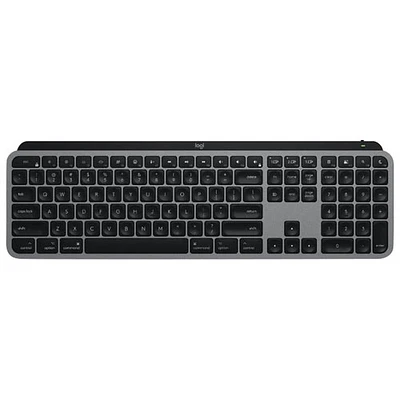 Logitech MX Keys S Bluetooth Full Size Keyboard for iPad/Mac - Space Grey - English