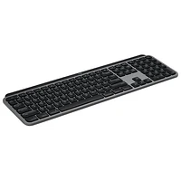 Clavier pleine grandeur Bluetooth MX Keys S de Logitech pour iPad/Mac - Gris cosmique - Anglais