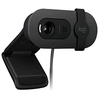 Caméra Web professionnelle HD intégrale 1080p Brio 105 de Logitech (960-001579) - Graphite