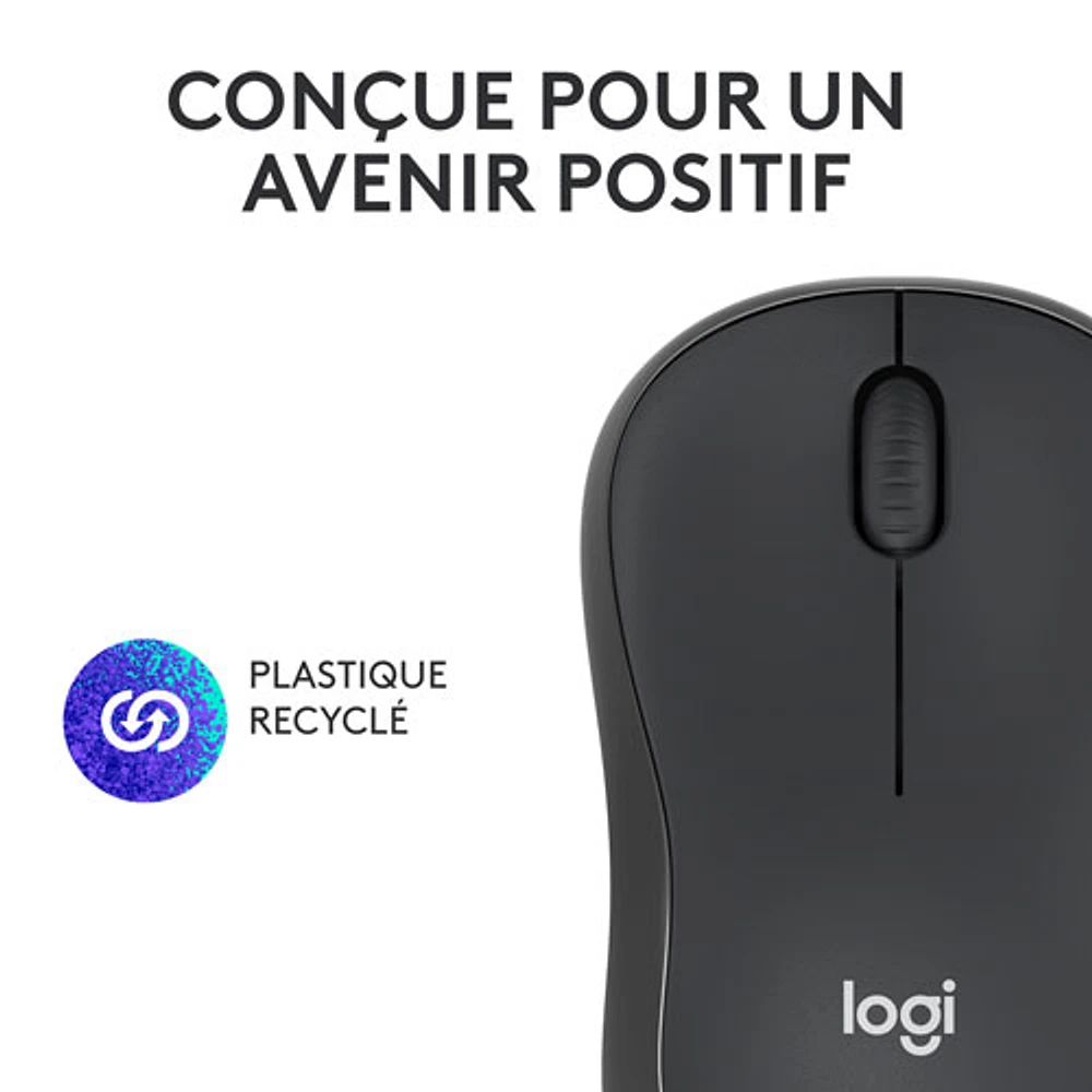 Logitech M240 Silent 4000 DPI Bluetooth Optical Mouse - Graphite