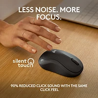 Souris optique Bluetooth de 4000 ppp M240 Silent de Logitech - Graphite