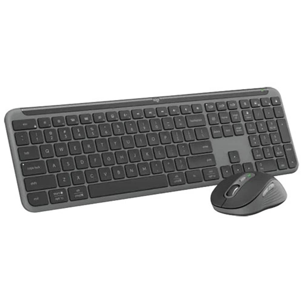 Logitech Signature Slim MK955 Wireless Bluetooth Keyboard & Mouse Combo - Graphite - English