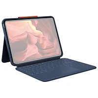 Logitech Rugged Combo 4 Touch Keyboard Case for iPad 10th Gen with Smart Connector - Blue