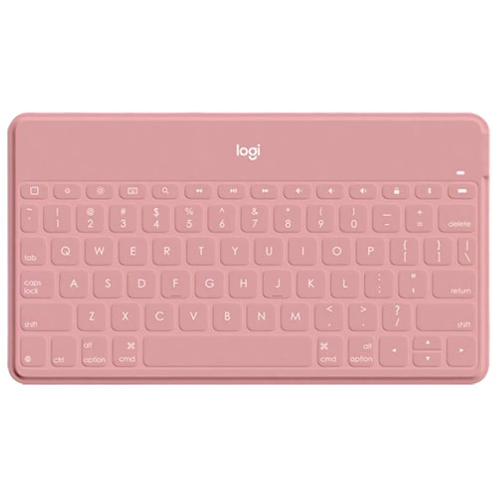 Logitech Keys-to-Go Bluetooth Keyboard for iPhone/iPad/Apple TV - Blush Pink - English