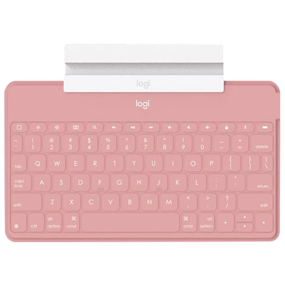 Logitech Keys-to-Go Bluetooth Keyboard for iPhone/iPad/Apple TV - Blush Pink - English