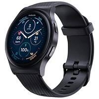 Motorola Moto Watch 120 45mm Smartwatch with Heart Rate Monitor - Black