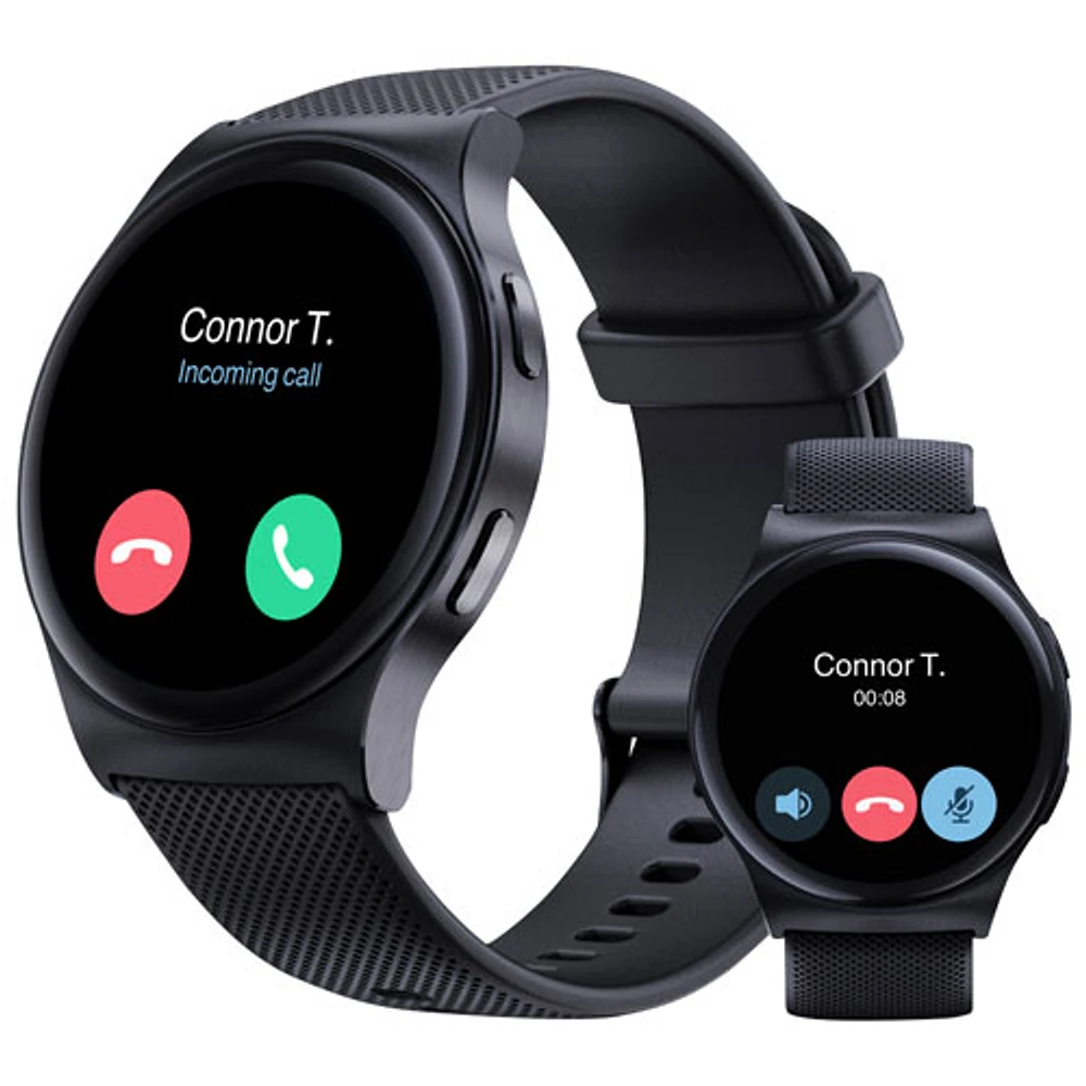 Motorola Moto Watch 120 45mm Smartwatch with Heart Rate Monitor - Black