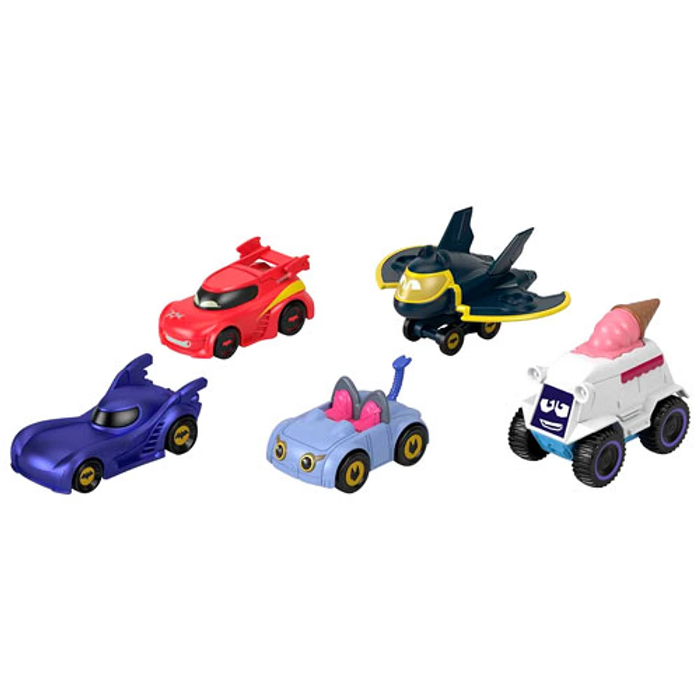 Voitures miniatures en métal 1:55 Fisher-Price DC Batwheels de Mattel