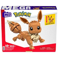 Coffret de collection MEGA Pokémon : Évoli géant de Mattel - 824 pièces