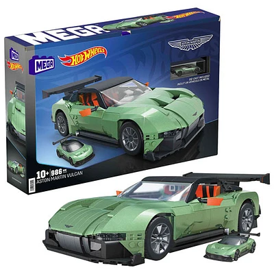 Mattel MEGA Hot Wheel: Aston Martin Vulcan Building Set - 986 Pieces