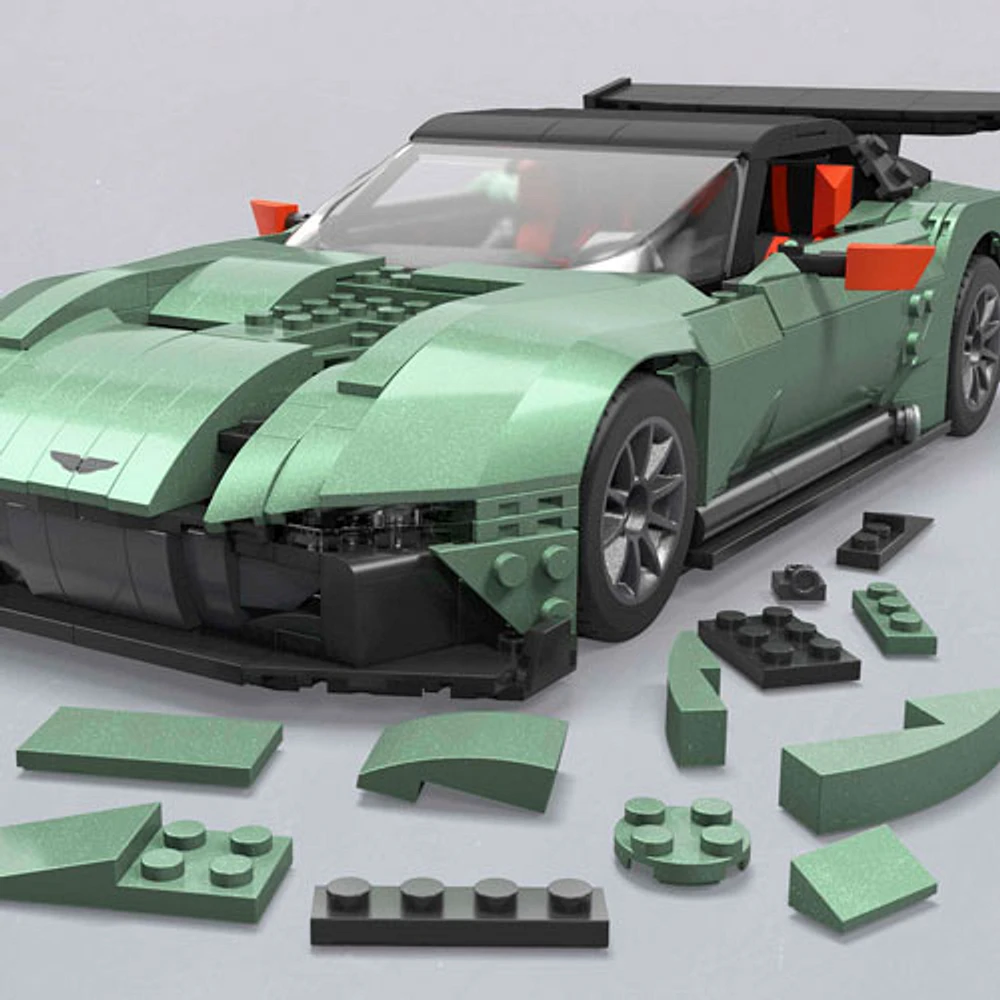 Mattel MEGA Hot Wheel: Aston Martin Vulcan Building Set - 986 Pieces