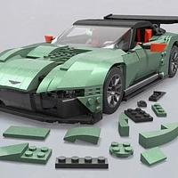 Mattel MEGA Hot Wheel: Aston Martin Vulcan Building Set - 986 Pieces