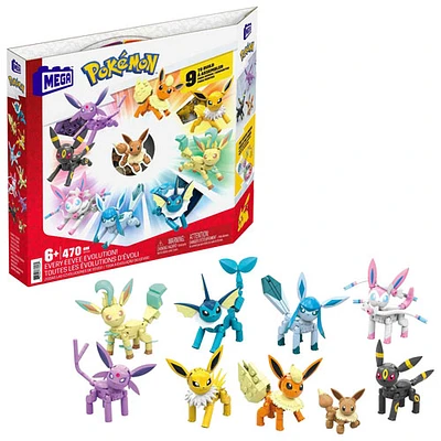 Mattel MEGA Pokemon: Every Eevee Evolution Set - 470 Pieces