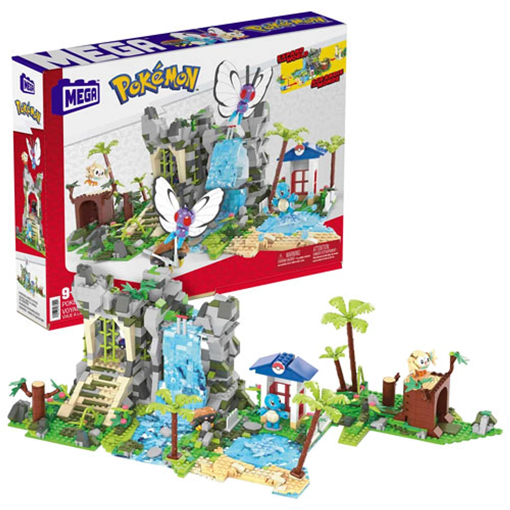 Coffret de collection MEGA Construx Pokémon : Voyage dans la jungle de Mattel - 1362 pièces