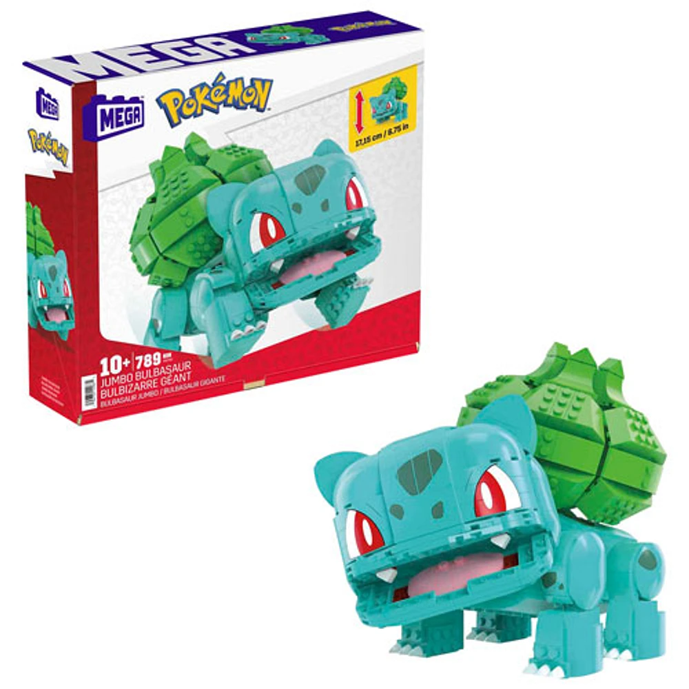 Mattel MEGA Pokemon: Jumbo Bulbasaur Building Toy - 789 Pieces