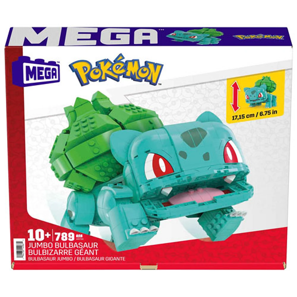 Mattel MEGA Pokemon: Jumbo Bulbasaur Building Toy - 789 Pieces