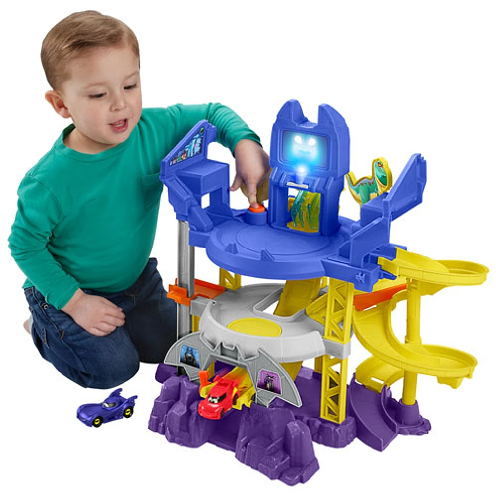 Fisher Price Batwheels Launch & Race Batcave Playset